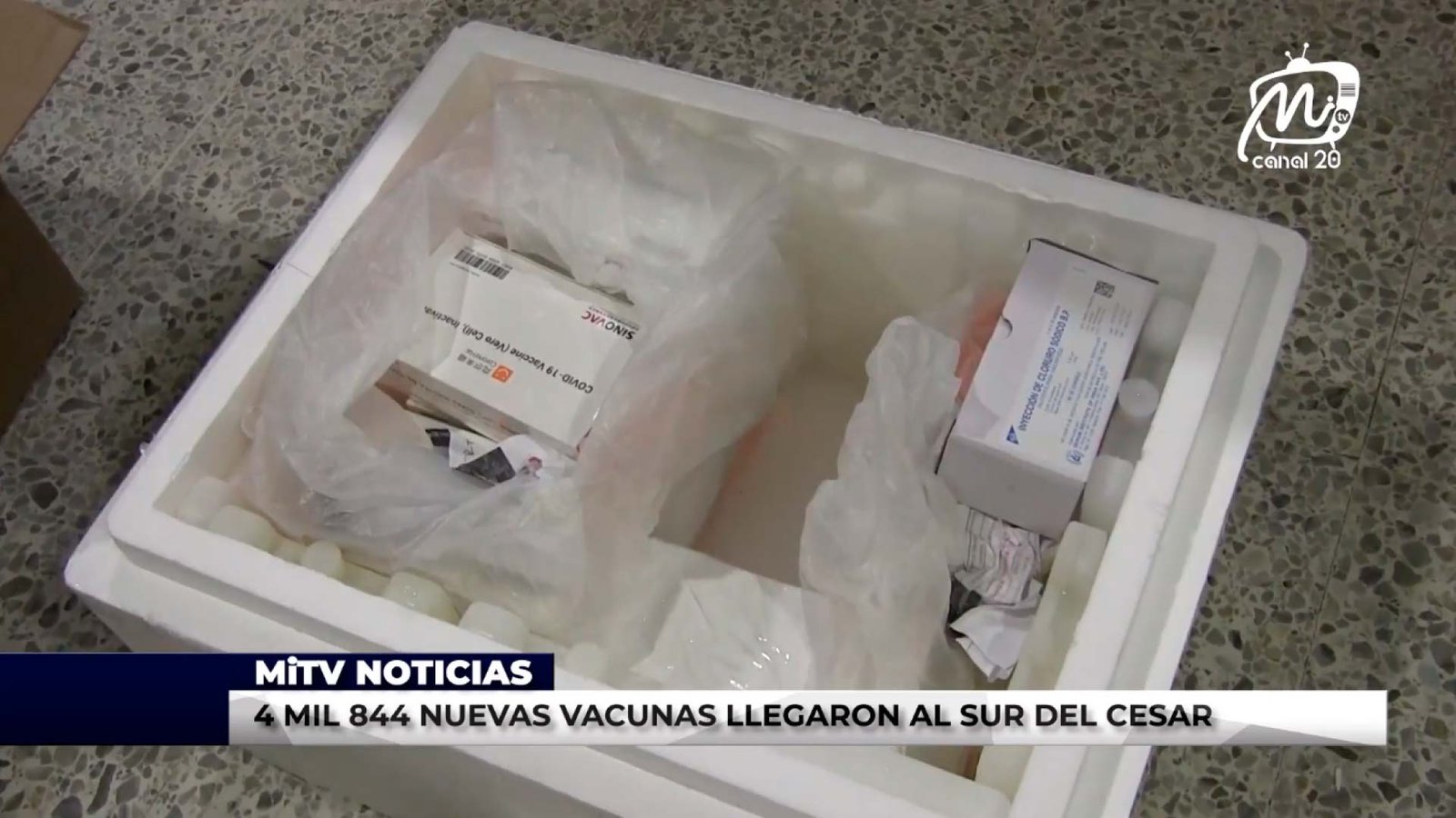 4 MIL 844 NUEVAS VACUNAS LLEGARON AL SUR DEL CESAR