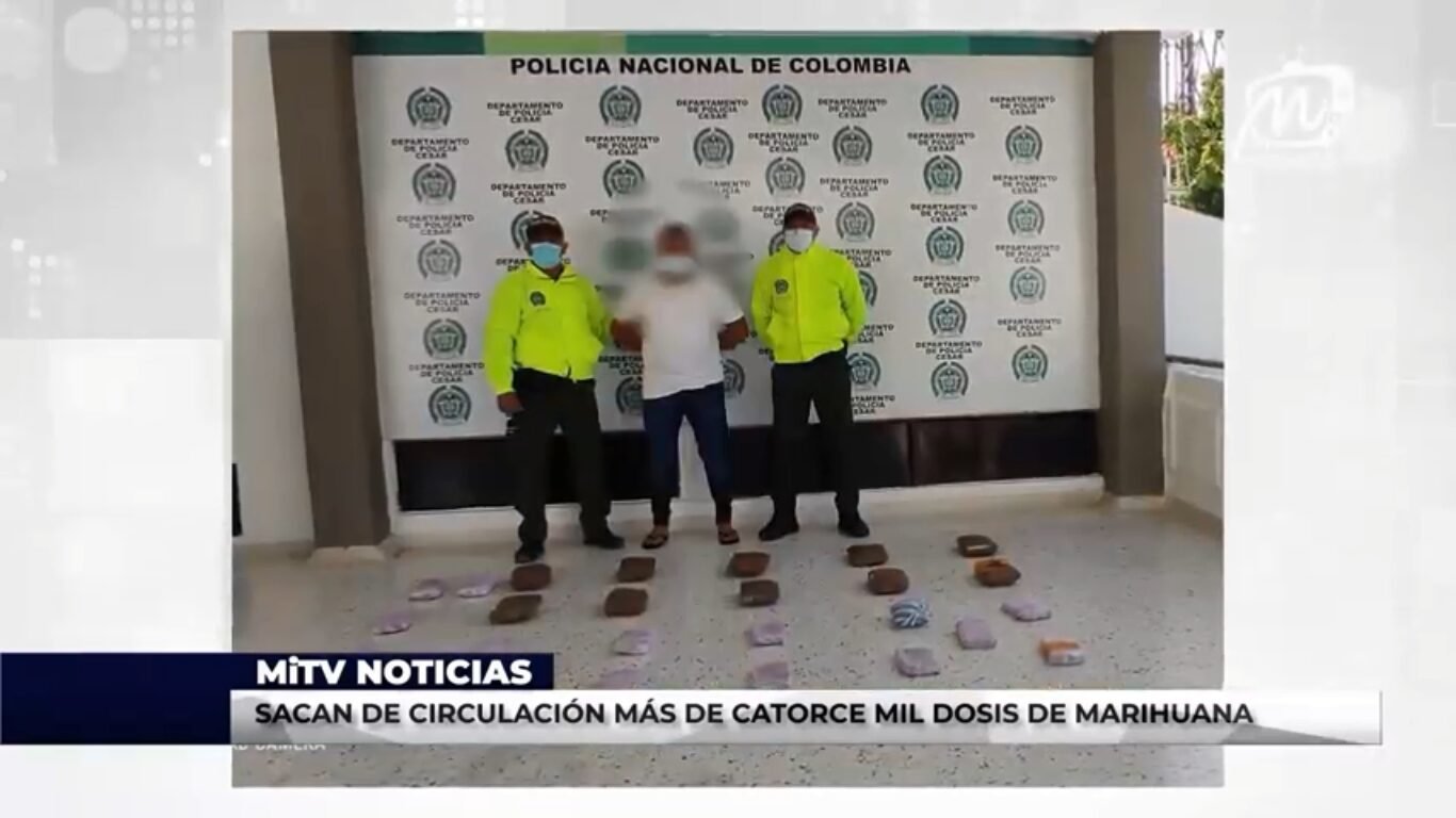 SACAN DE CIRCULACIÓN MÁS DE CATORCE MIL DOSIS DE MARIHUANA