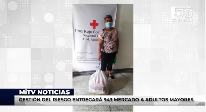 GESTIÓN DEL RIESGO ENTREGARÁ 943 MERCADO A ADULTOS MAYORES