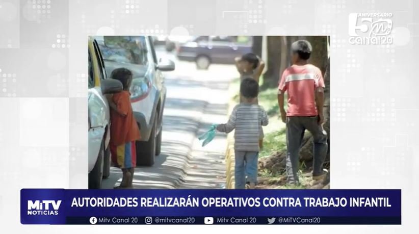 AUTORIDADES REALIZARÁN OPERATIVOS CONTRA TRABAJO INFANTIL
