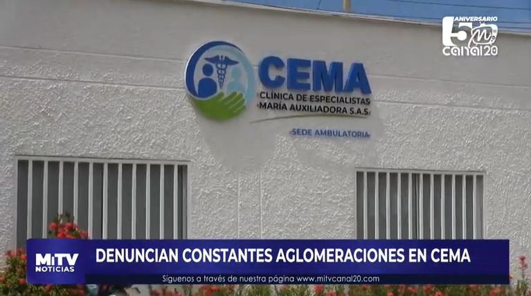 DENUNCIAN CONSTANTES AGLOMERACIONES EN CEMA