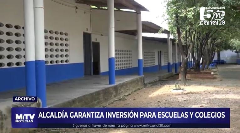 ALCALDÍA GARANTIZA INVERSIÓN PARA ESCUELAS Y COLEGIOS