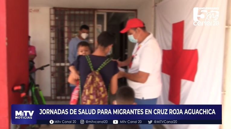 JORNADAS DE SALUD PARA MIGRANTES EN CRUZ ROJA AGUACHICA