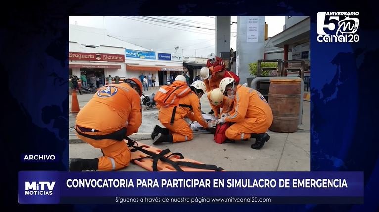 CONVOCATORIA PARA PARTICIPAR EN SIMULACRO DE EMERGENCIA