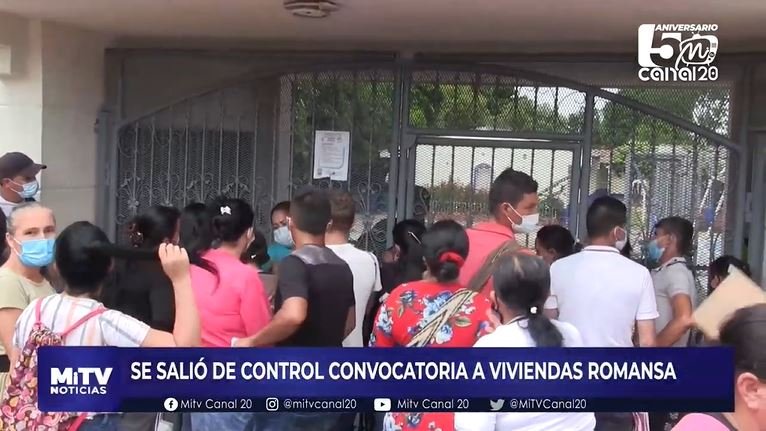 SE SALIÓ DE CONTROL CONVOCATORIA A VIVIENDAS ROMANSA