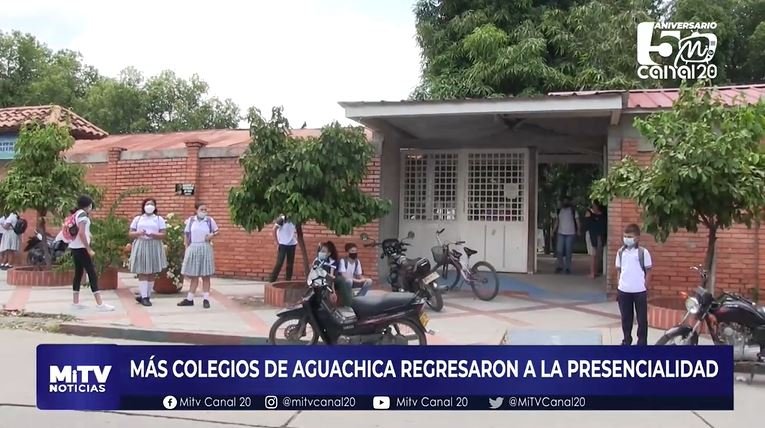 MÁS COLEGIOS DE AGUACHIC REGRESARON A LA PRESENCIALIDAD