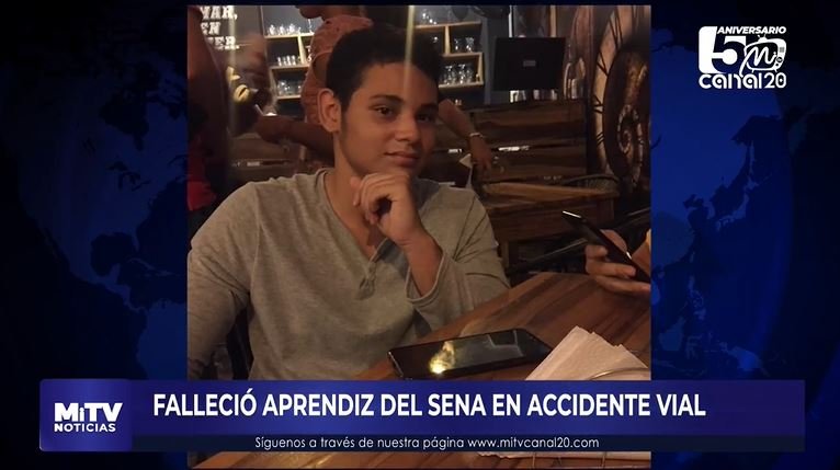 FALLECIÓ APRENDIZ DEL SENA EN ACCIDENTE VIAL
