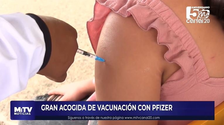 GRAN ACOGIDA DE VACUNACIÓN CON PFIZER