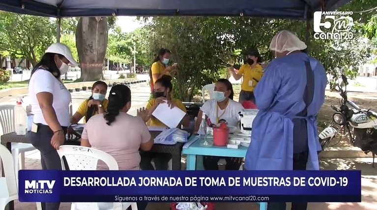 DESARROLLADA JORNADA DE TOMA DE MUESTRAS DE COVID 19