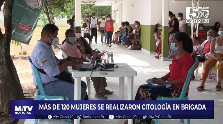 MÁS DE 120 MUJERES SE REALIZARON CITOLOGÍA EN BRIGADA