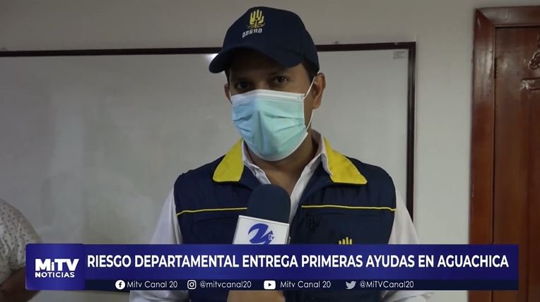 RIESGO DEPARTAMENTAL ENTREGA PRIMERAS AYUDAS EN AGUACHICA