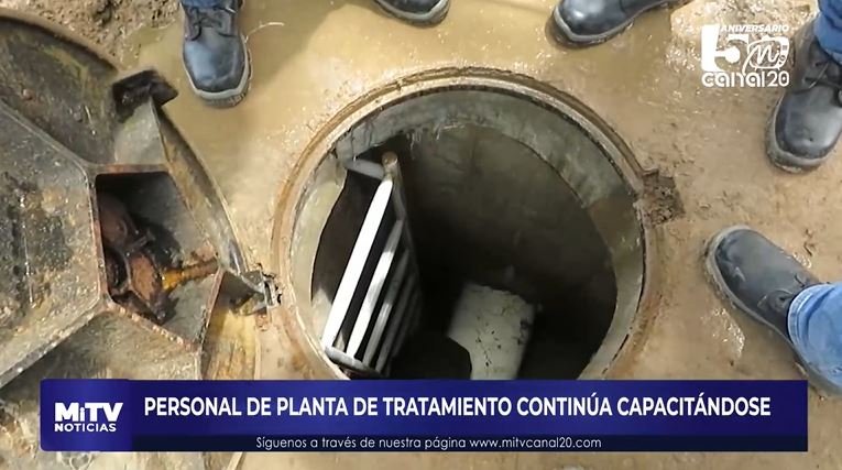 PERSONAL DE PLANTA DE TRATAMIENTO CONTINÚA CAPACITÁNDOSE