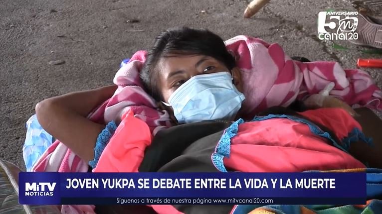 JOVEN YUKPA SE DEBATE ENTRE LA VIDA Y LA MUERTE