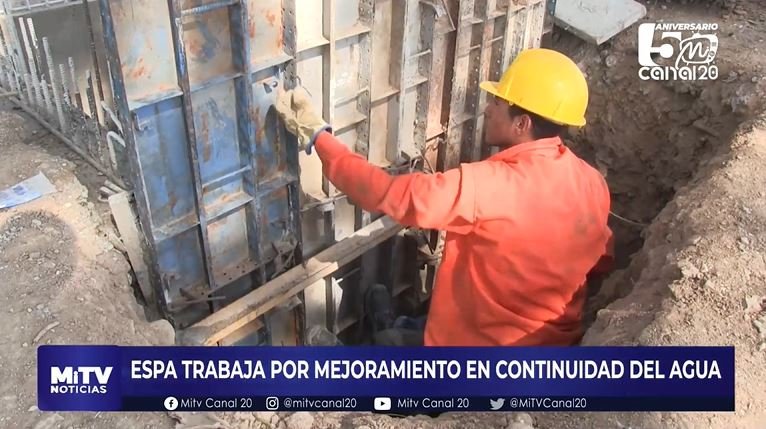 ESPA TRABAJA POR MEJORAMIENTO EN CONTINUIDAD DEL AGUA