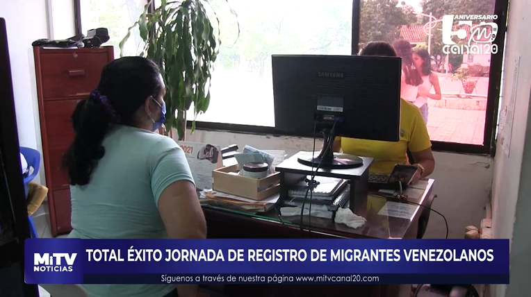 TOTAL ÉXITO JORNADA DE REGISTRO DE MIGRANTES VENEZOLANOS