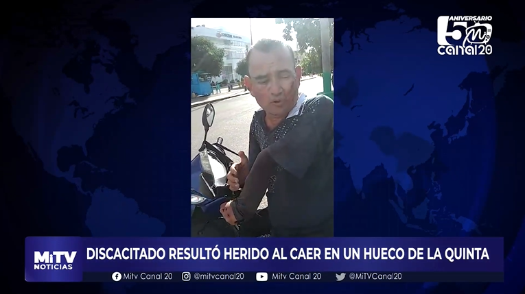 El líder de la población discapacitada de Aguachica Libardo López Solano, popularmente conocido como Montoya; resultó con heridas de consideración al sufrir un accidente