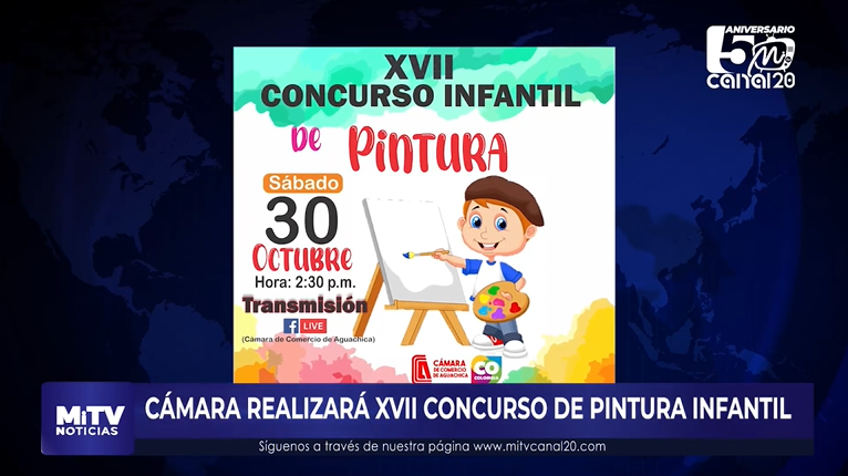 CÁMARA REALIZARÁ XVII CONCURSO DE PINTURA INFANTIL