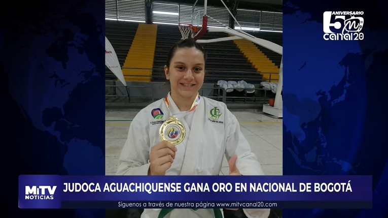 JUDOCA AGUACHIQUENSE GANA ORO EN NACIONAL DE BOGOTÁ