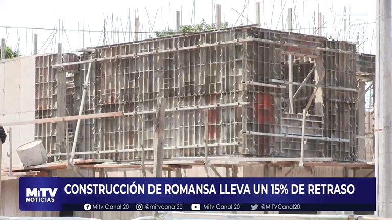 CONSTRUCCIÓN DE ROMANSA LLEVA UN 15% DE RETRASO