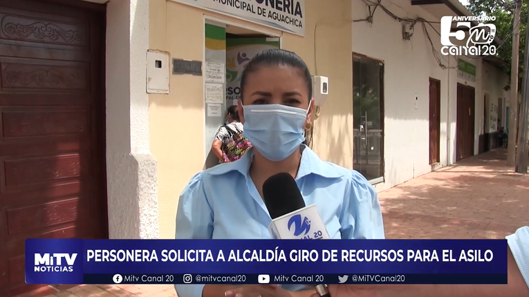 PERSONERA SOLICITA A ALCALDÍA GIRO DE RECURSOS PARA EL ASILO