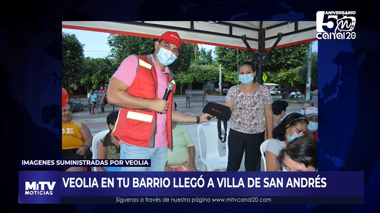 VEOLIA EN TU BARRIO LLEGÓ A VILLA DE SAN ANDRÉS