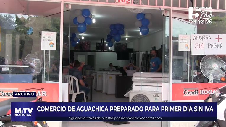 COMERCIO DE AGUACHICA PREPARADO PARA PRIMER DÍA SIN IVA