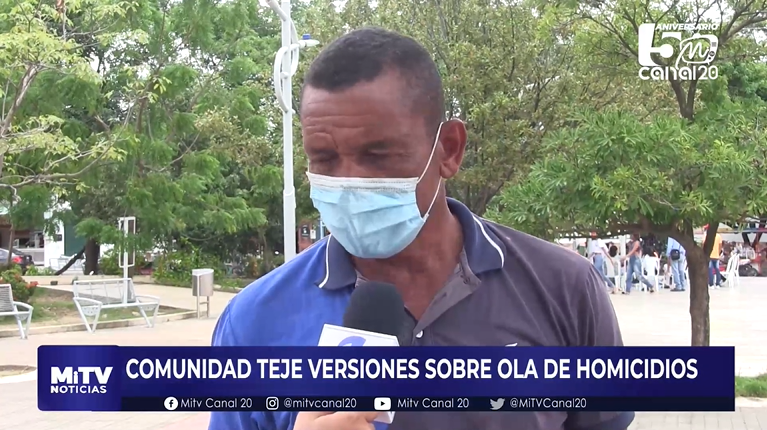 COMUNIDAD TEJE VERSIONES SOBRE OLA DE HOMICIDIOS