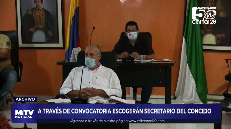 A TRAVÉS DE CONVOCATORIA ESCOGERÁN SECRETARIO DEL CONCEJO