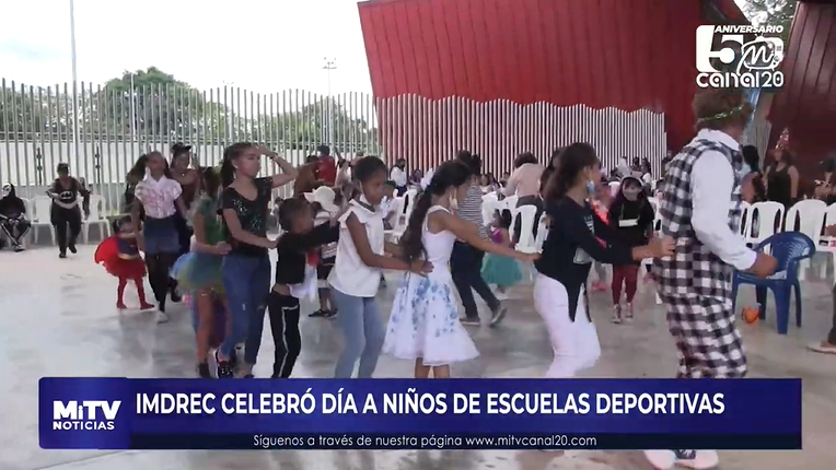 IMDREC CELEBRÓ DÍA A NIÑOS DE ESCUELAS DEPORTIVAS