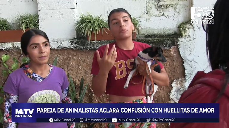 PAREJA DE ANIMALISTAS ACLARA CONFUSIÓN CON HUELLITAS DE AMOR