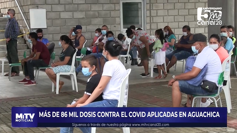 MÁS DE 86 MIL DOSIS CONTRA EL COVID APLICADAS EN AGUACHICA