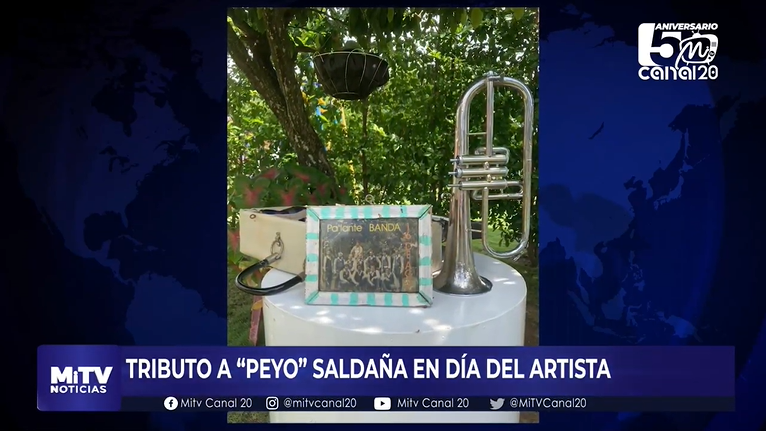 TRIBUTO A “PEYO” SALDAÑA EN DÍA DEL ARTISTA