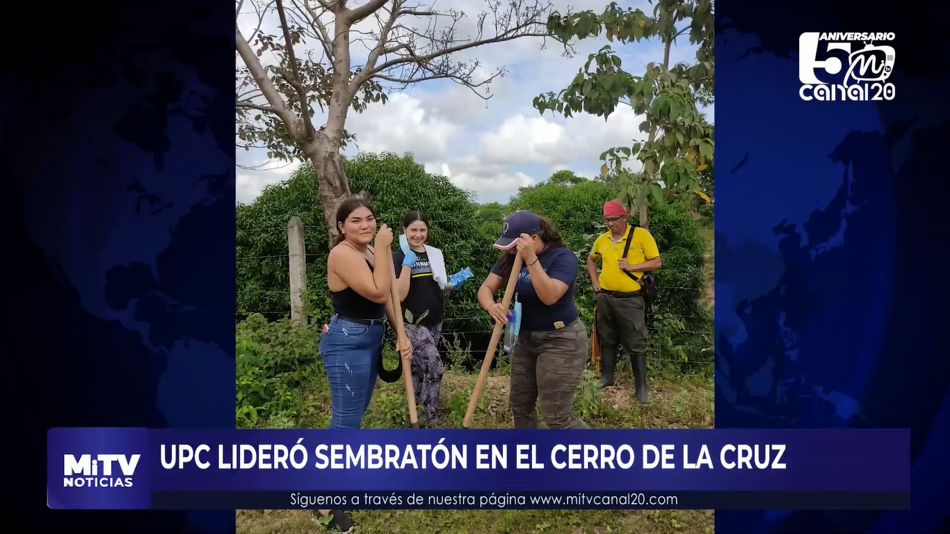 UPC REALIZÓ SEMBRATÓN EN EL BOSQUE