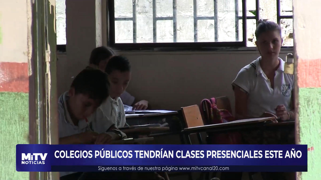 COLEGIOS TENDRÍAN CLASES PRESENCIALES
