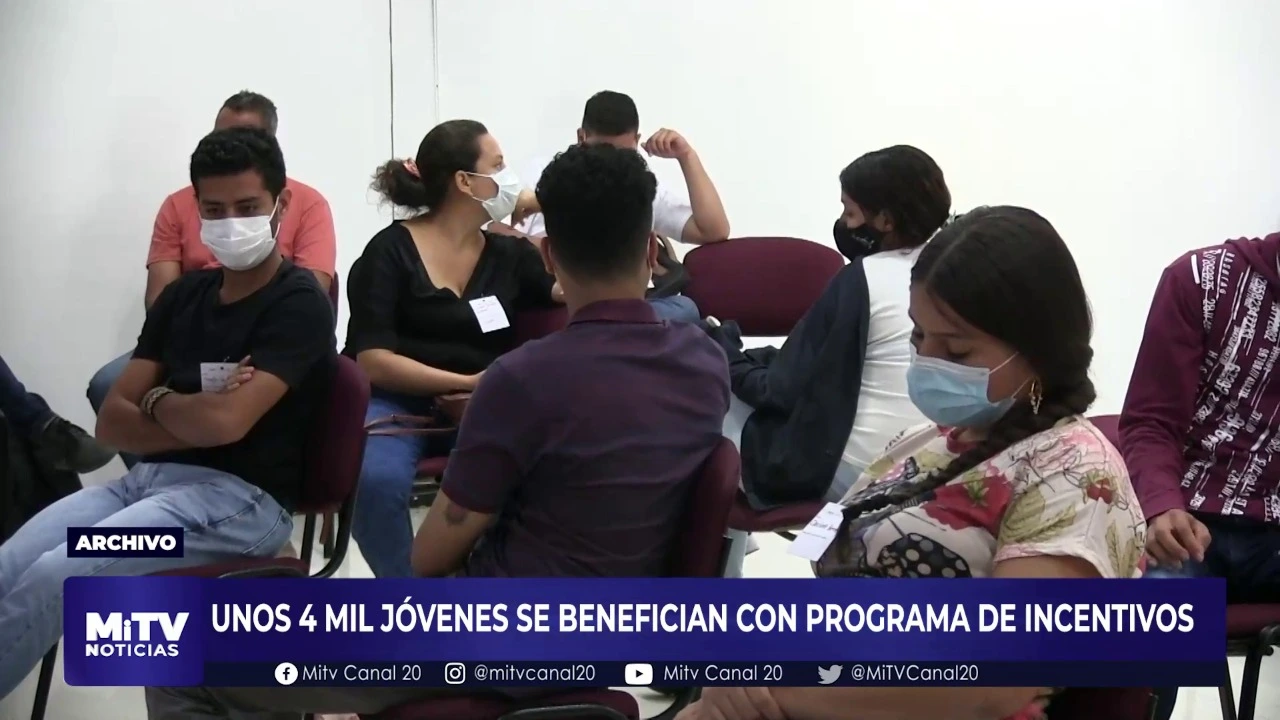 UNOS 4 MIL JÓVENES SE BENEFICIAN CON PROGRAMA DE INCENTIVOS