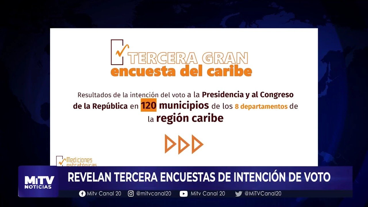 ENCUESTA REVELA INTENCIÓN DE VOTO
