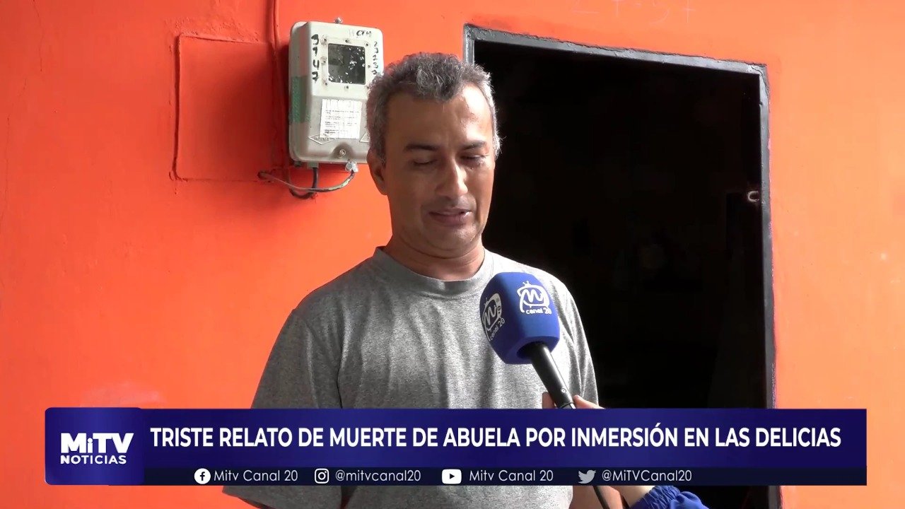 ADULTA MAYOR MUERE AHOGADA