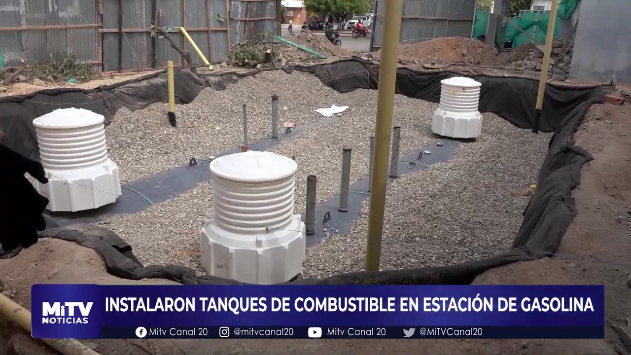 INSTALARON TANQUES DE COMBUSTIBLE