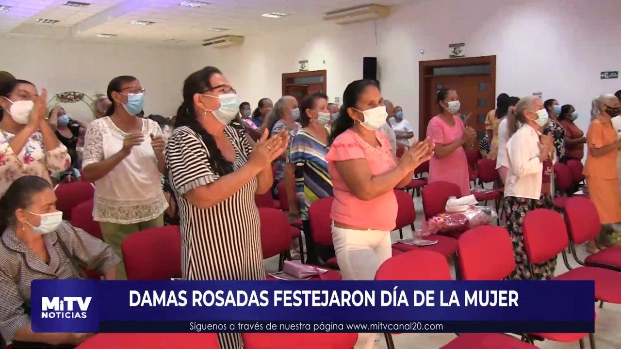 DAMAS ROSADAS FESTEJARON DÍA DE LA MUJER