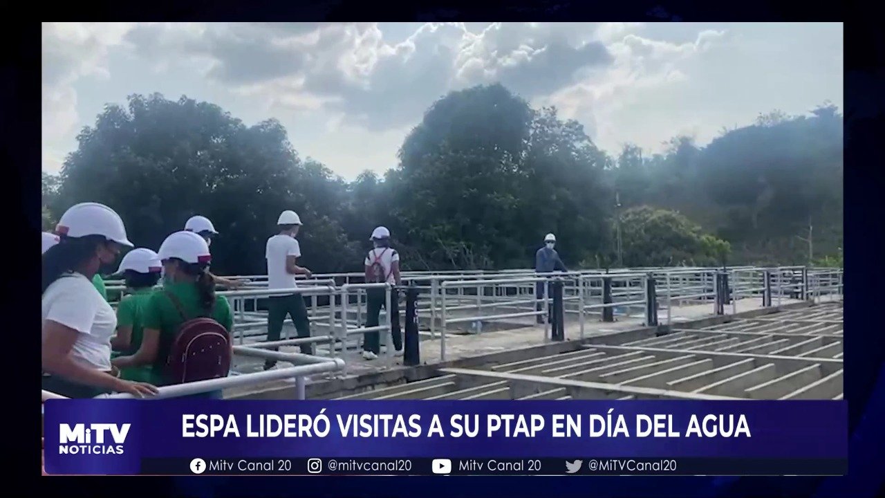 ESPA LIDERÓ VISITAS A SU PTAP EN DÍA DEL AGUA