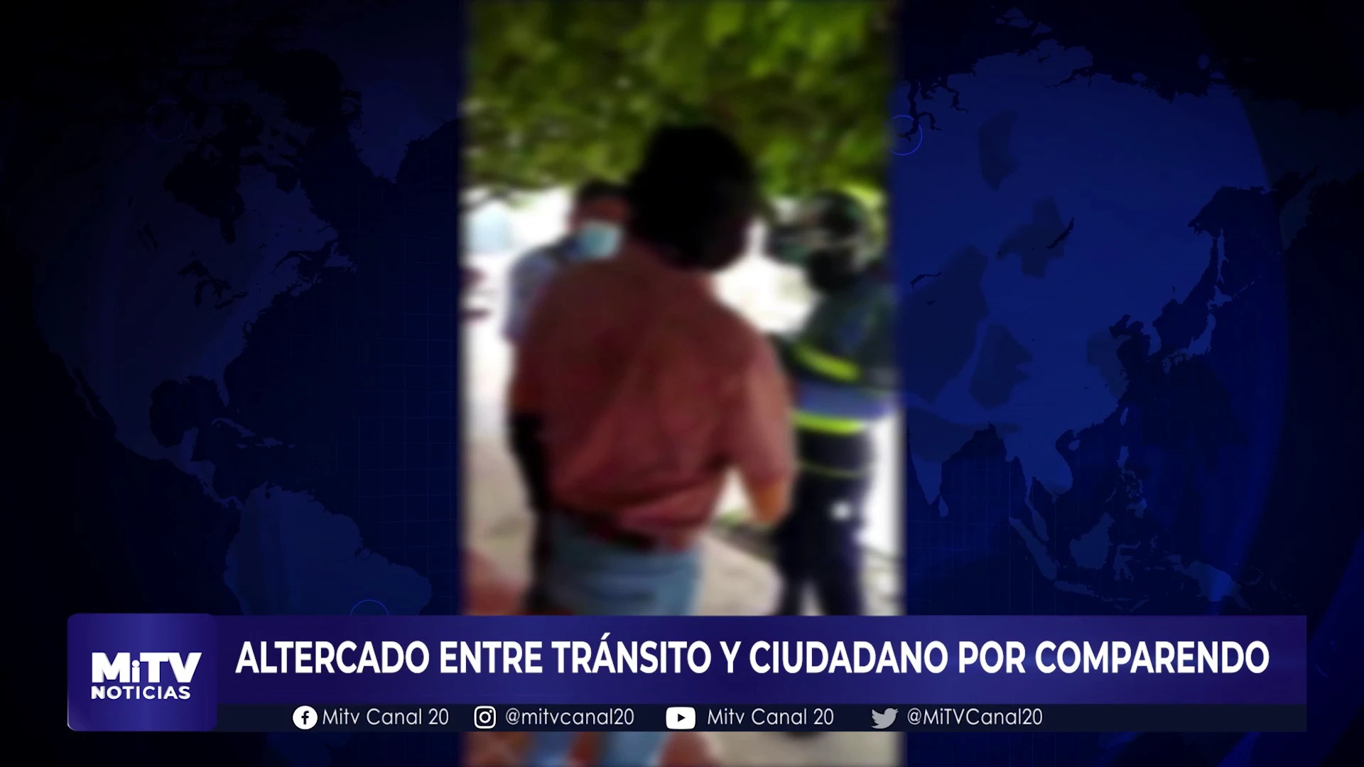 ALTERCADO ENTRE AGENTES Y CIUDADANO