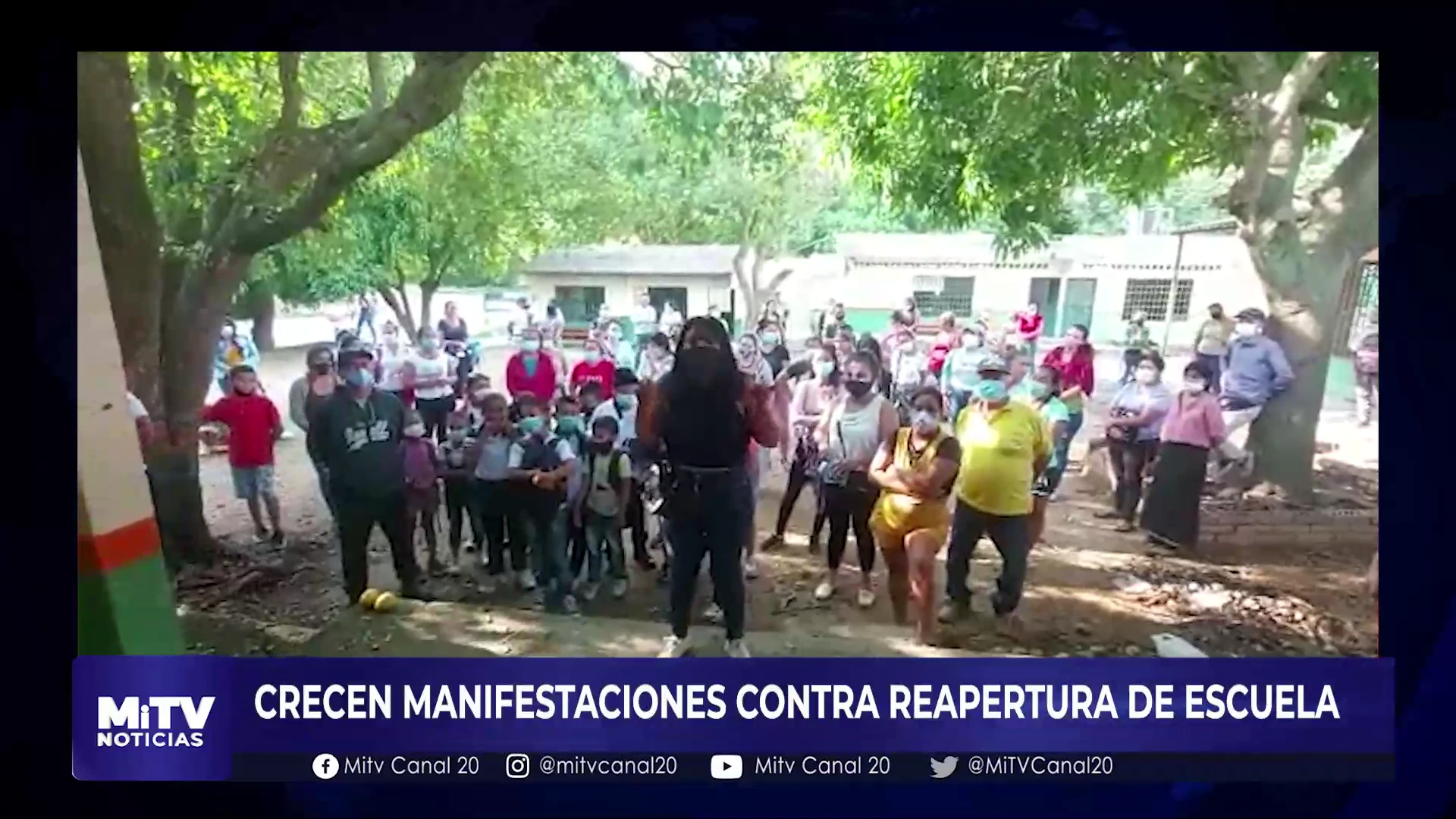 CRECEN MANIFESTACIONES CONTRA REAPERTURA DE ESCUELA