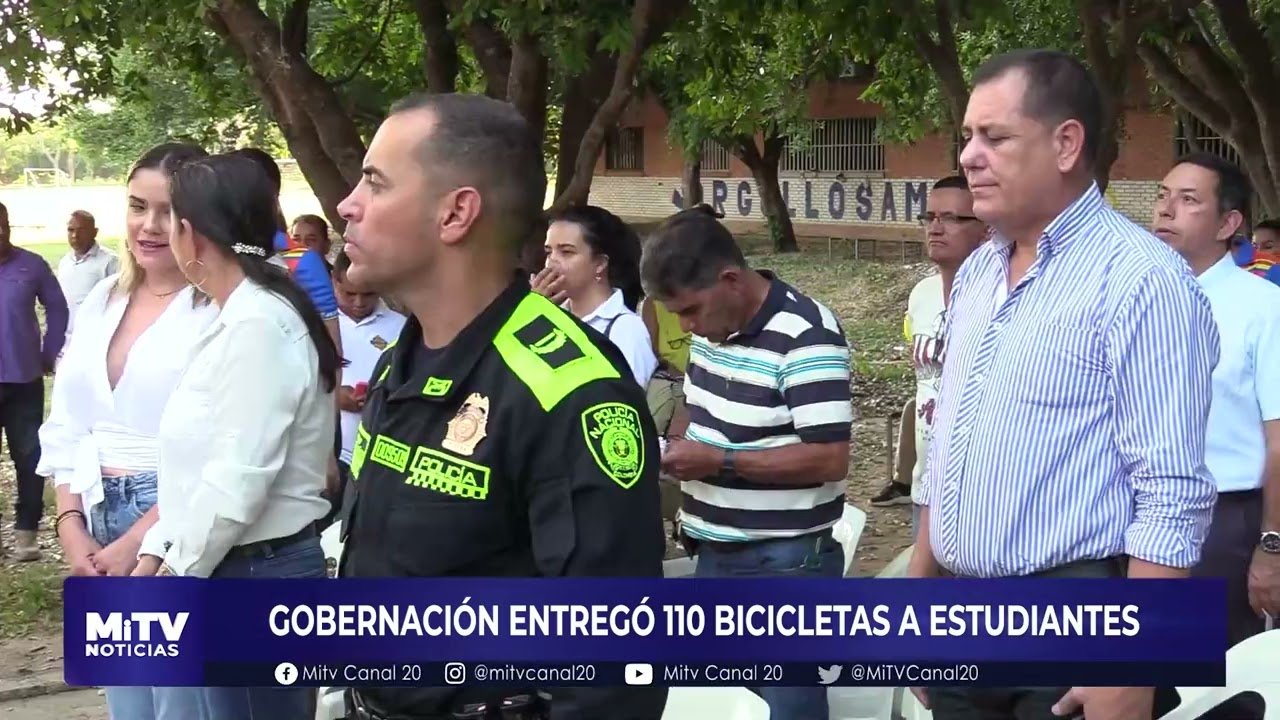 GOBERNACIÓN ENTREGÓ 110 BICICLETAS A ESTUDIANTES DE AGUACHICA