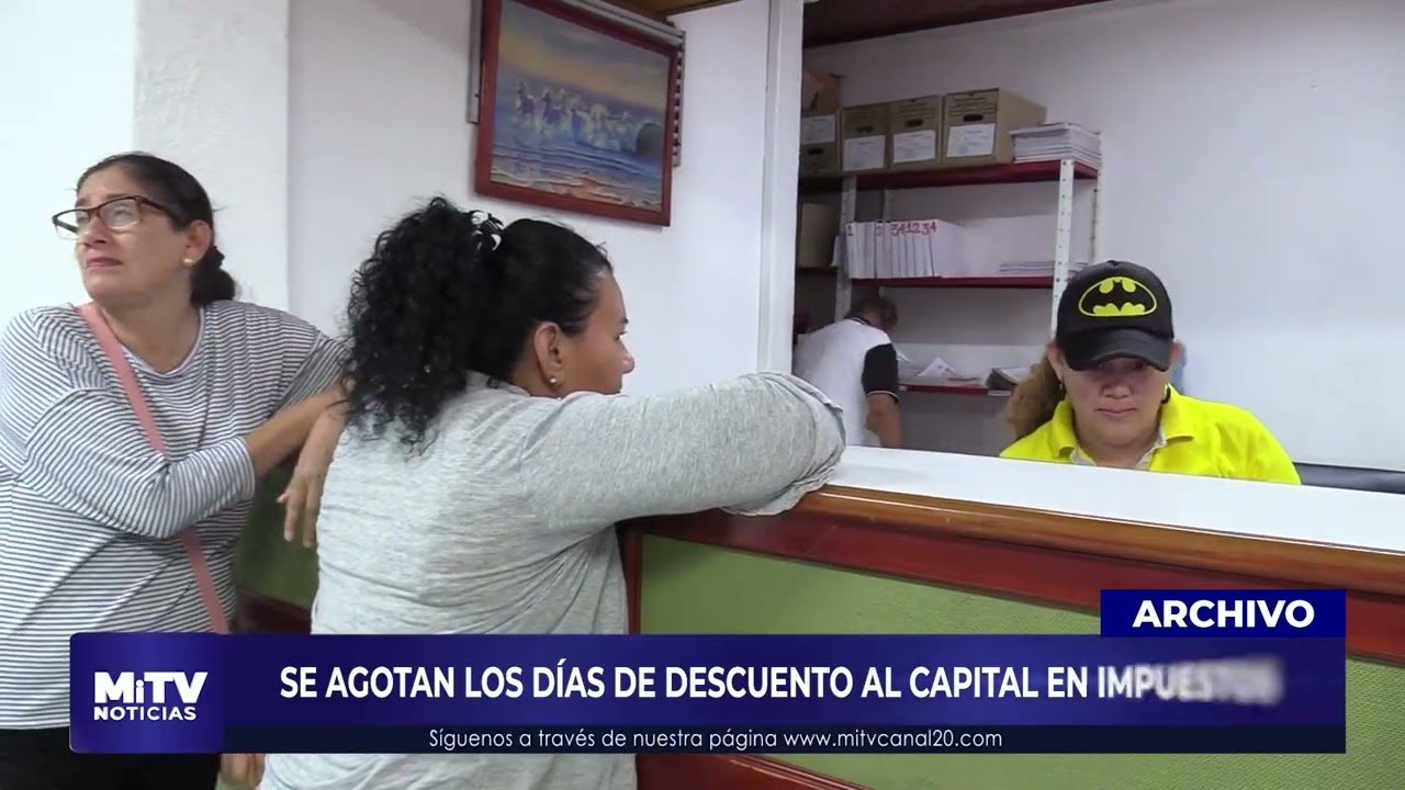 ÚLTIMOS DÍAS DE DESCUENTOS AL CAPITAL EN IMPUESTO