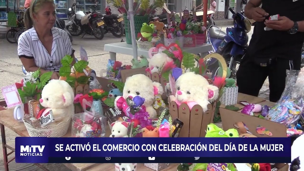 SE ACTIVÓ EL COMERCIO CON CELEBRACIÓN DEL DÍA DE LA MUJER