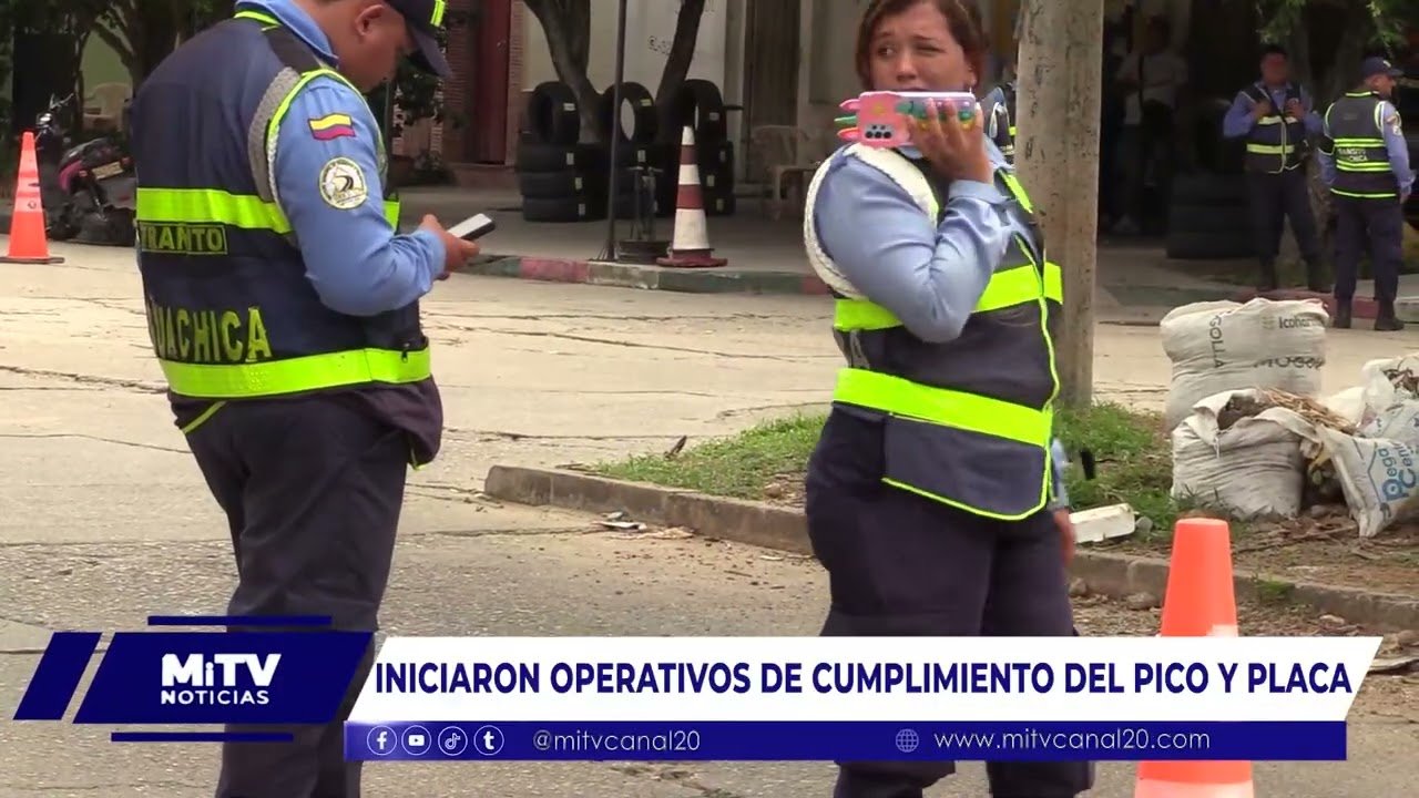 INICIARON OPERATIVOS DE CUMPLIMIENTO DEL PICO Y PLACA