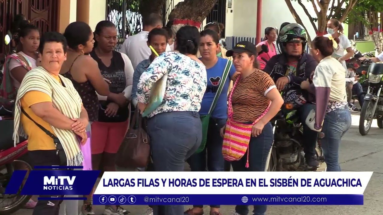 LARGAS FILAS Y HORAS DE ESPERA EN EL SISBÉN DE AGUACHICA