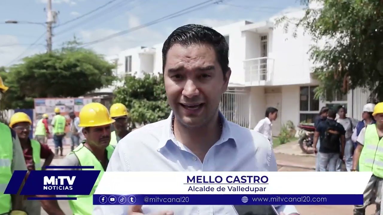 PRIMERA PIEDRA DE PAVIMENTACIÓN URBANA EN VALLEDUPAR