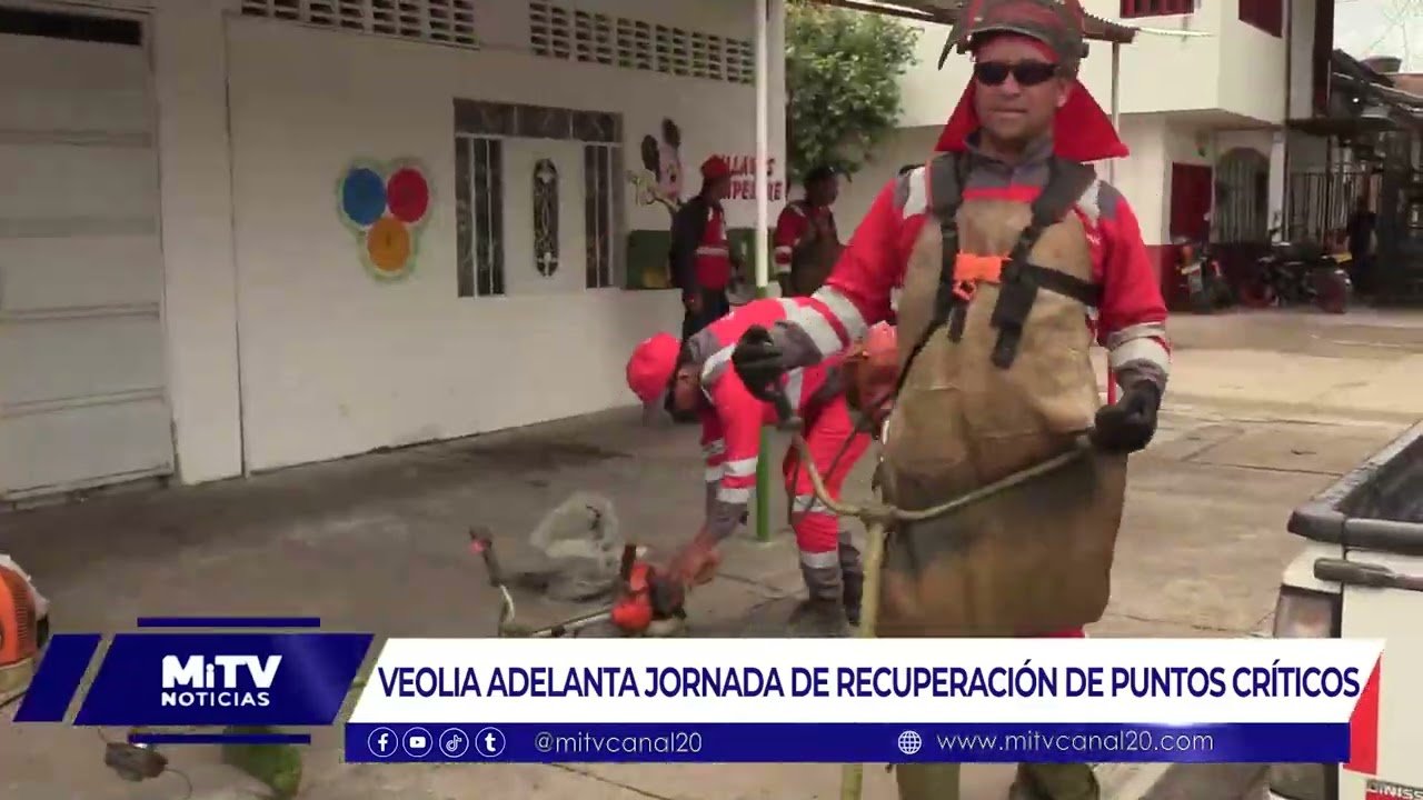 VEOLIA ADELANTA JORNADA DE RECUPERACIÓN DE PUNTOS CRÍTICOS