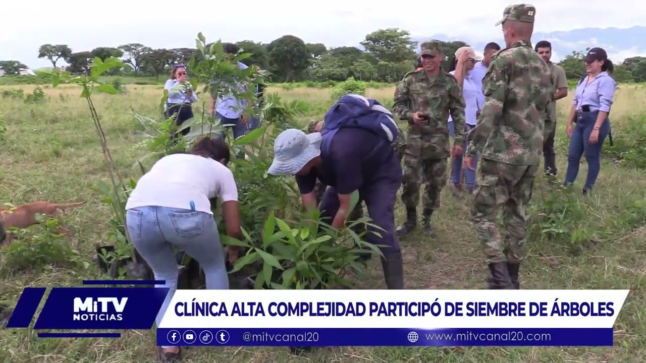 CLÍNICA ALTA COMPLEJIDAD DEJA SU HUELLA VERDE EN LA SIEMBRA DE ÁRBOLES